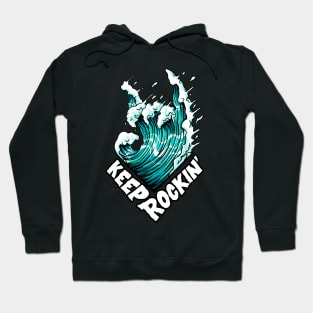 iron wave Hoodie